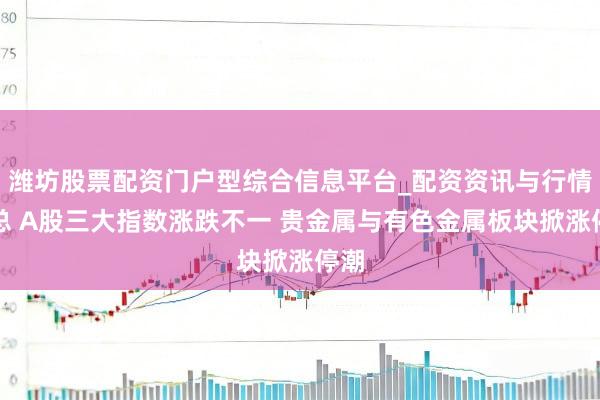 潍坊股票配资门户型综合信息平台_配资资讯与行情汇总 A股三大指数涨跌不一 贵金属与有色金属板块掀涨停潮