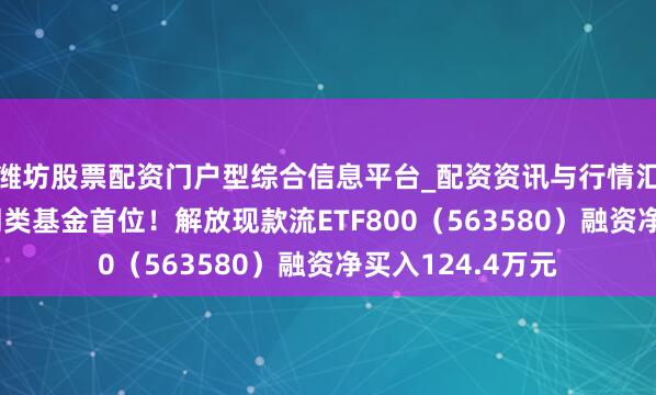 潍坊股票配资门户型综合信息平台_配资资讯与行情汇总 融资榜丨居同类基金首位！解放现款流ETF800（563580）融资净买入124.4万元